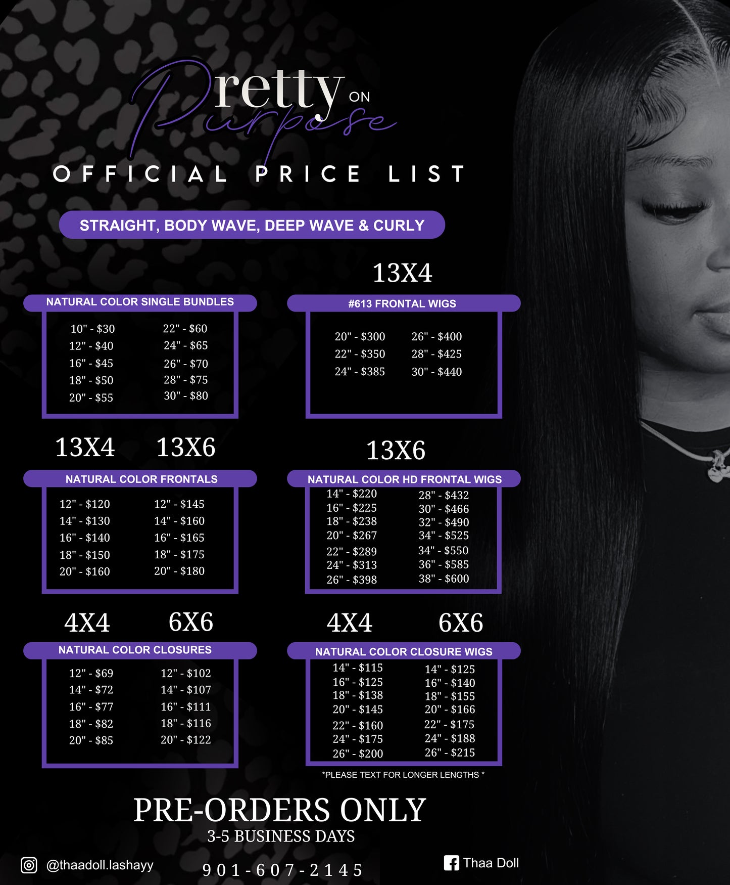 Price List Flyer Design