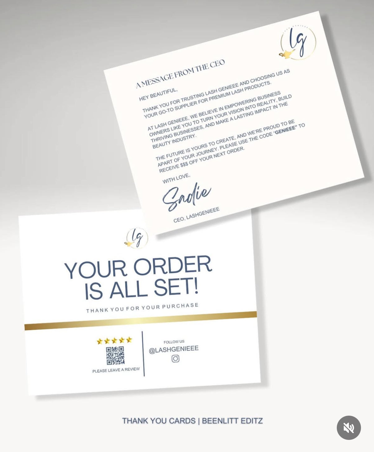 Thank You Card Design