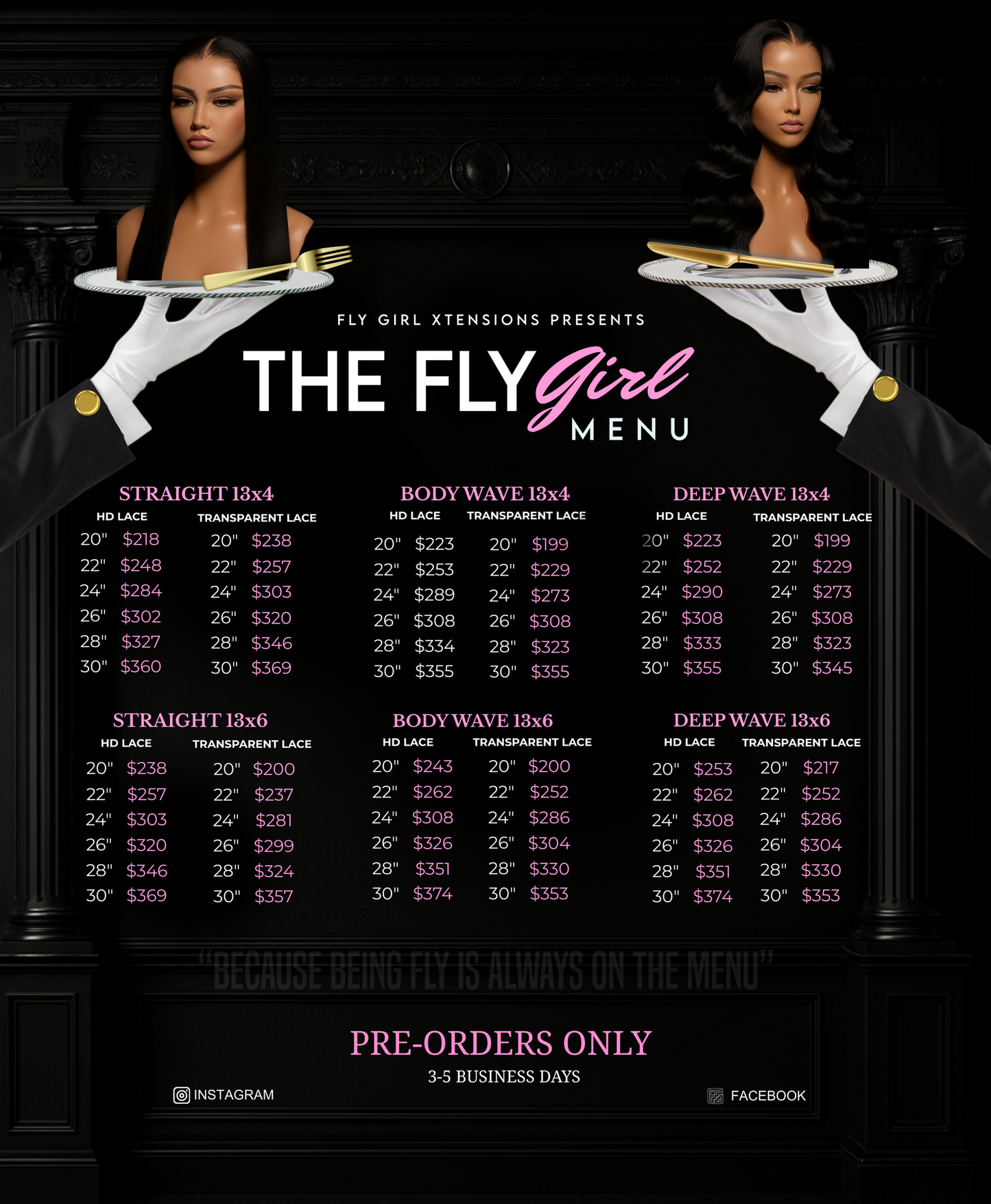 Price List Flyer Design