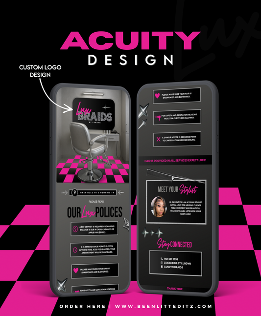 Acuity Booking Site